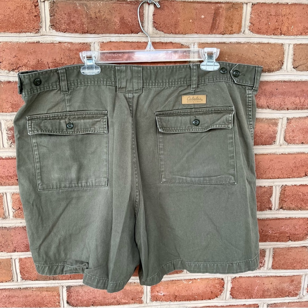 Men’s Cabelas 100% cotton khaki shorts size 44 - Picture 3 of 8